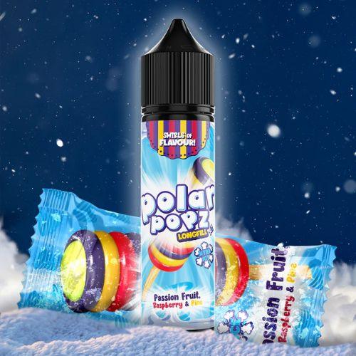 Polar Popz XTRA Passion Fruit Raspberry & Pine 60ml Longfill Nic Salt Combo