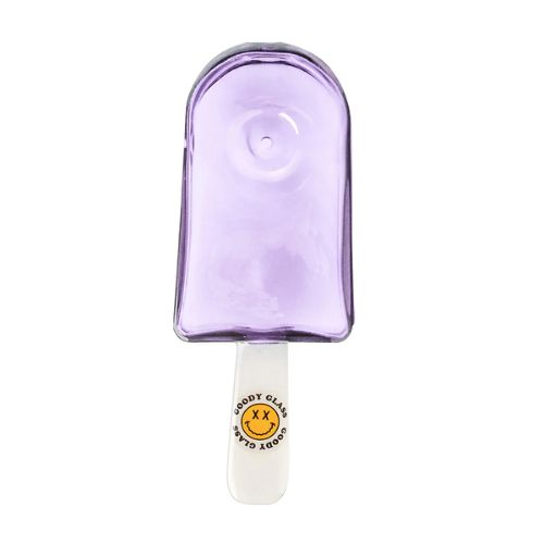 Goody Glass Popsicle Hand Pipe | Cute Novelty Glass Pipe | Purple