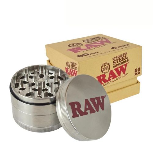 RAW Stainless Steel Grinders | Skyline Smoke Shop