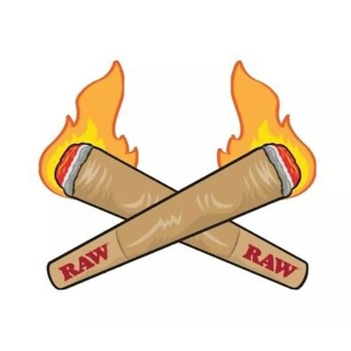 Raw Double Joint Sticker | Skyline Smoke Shop | South Africa