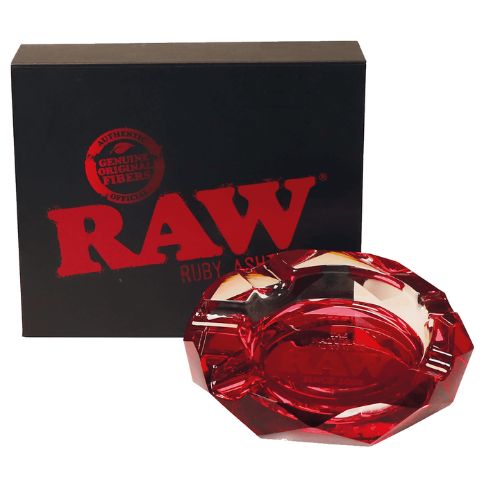 RAW Ruby Ashtray | Premium Red Smoking Ashtray