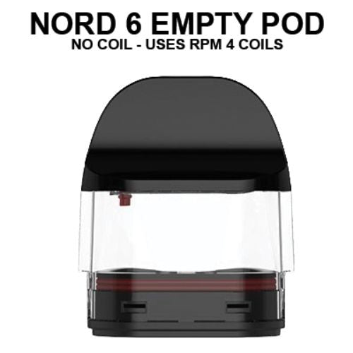 SMOK Nord 6 Pod Replacement Cartridge (No Coil)
