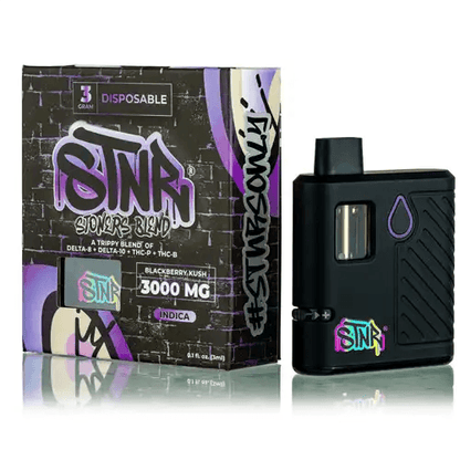 STNR Blackberry Kush 3g Stoner’s Blend Disposable Vapes | Skyline Smoke Shop