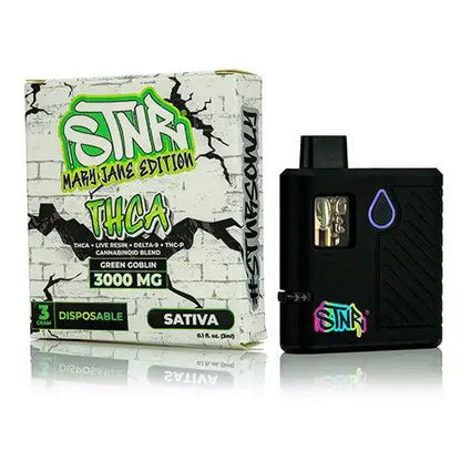 STNR Green Goblin 3g THCa Mary Jane Edition Disposable Vape | Skyline Smoke Shop