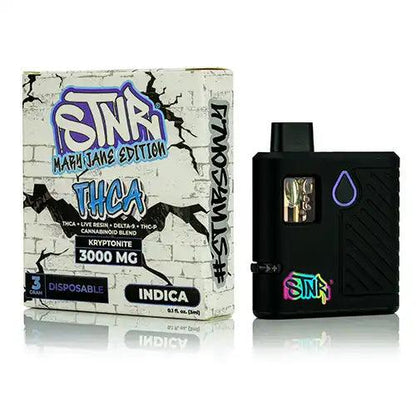 STNR Kroptonite 3g THCa Mary Jane Edition Disposable Vape | Skyline Smoke Shop