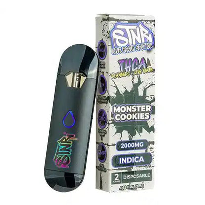 STNR Monster Cookies 2g Live Rosin & Diamonds Disposable Vapes | Skyline Smoke Shop 