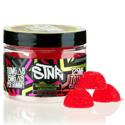 Watermelon Lemonade STNR 125mg Delta 8 Gummies | Skyline Smoke Shop 