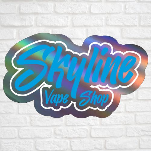 The Skyline Vape Shop Holographic Sticker | Skyline Vape Shop