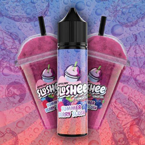 Slushee Summer Berry 60ml Longfill Nic Salt Combo - Premium strawberry blueberry raspberry ice slushee vape by Vapology
