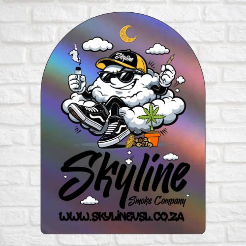 Smokey Holographic Sticker | Skyline Smoke Company