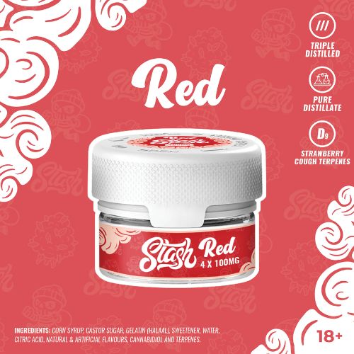Stash Red Gummies | Premium Strawberry Edibles