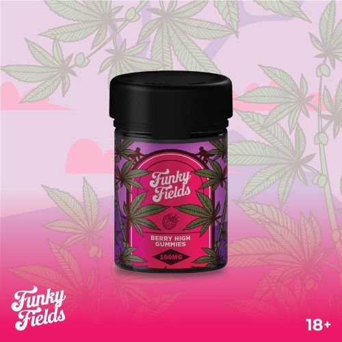 Funky Fields Berry High Gummies | Premium THC Cannabis Edibles