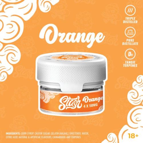 Stash Orange Gummies | Tangy 50mg Citrus Edibles