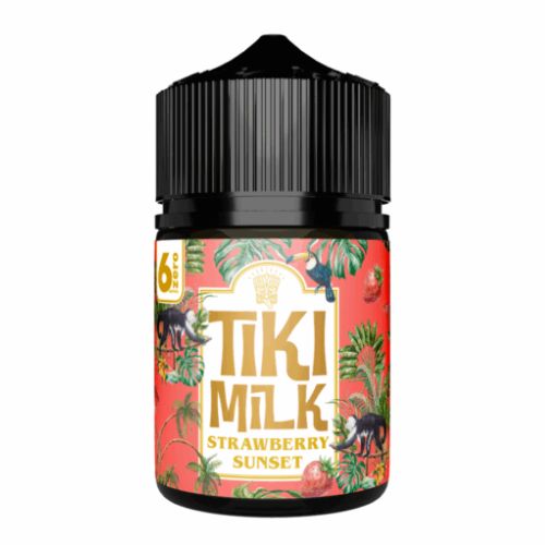Tiki Milk Strawberry Sunset 6Zero Longfill Nic Salt | Premium Vape