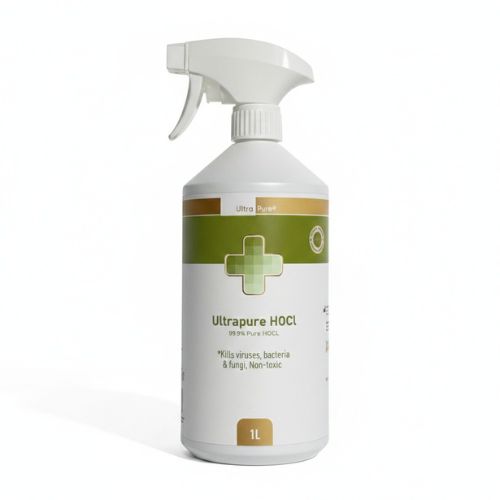 UltraPure® HOCL 500ppm | Pure Hypochlorous Acid Sanitizer (1L/5L/25L)