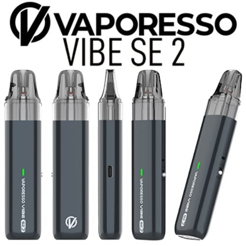 Vaporesso Vibe SE 2 Pod Kit | Compact Vape Device | Gleaming Black