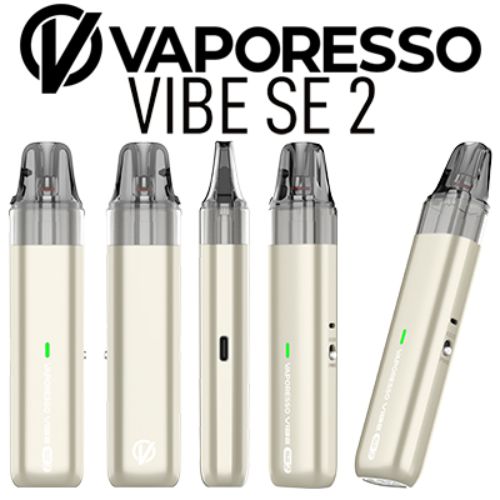 Vaporesso Vibe SE 2 Pod Kit | Compact Vape Device | Gleaming Gold