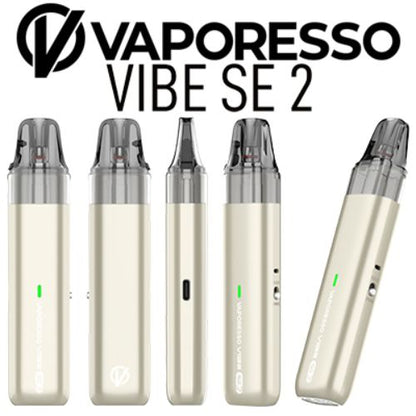 Vaporesso Vibe SE 2 Pod Kit | Compact Vape Device | Gleaming Gold