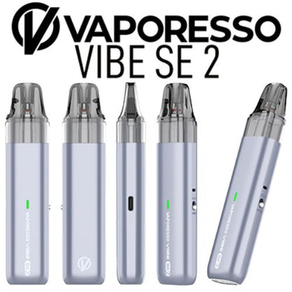 Vaporesso Vibe SE 2 Pod Kit | Compact Vape Device | Gleaming Grey