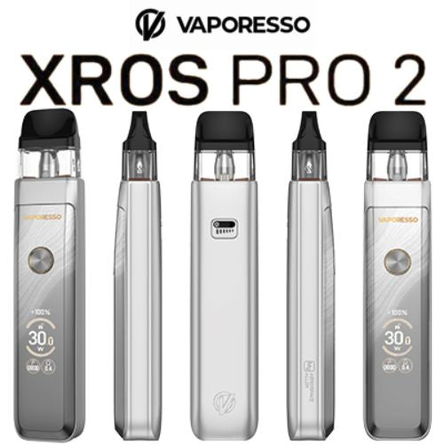 Vaporesso XROS Pro 2 Pod Kit | Skyline Vape Shop - Glittering Silver