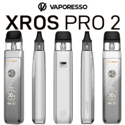 Vaporesso XROS Pro 2 Pod Kit | Skyline Vape Shop - Glittering Silver