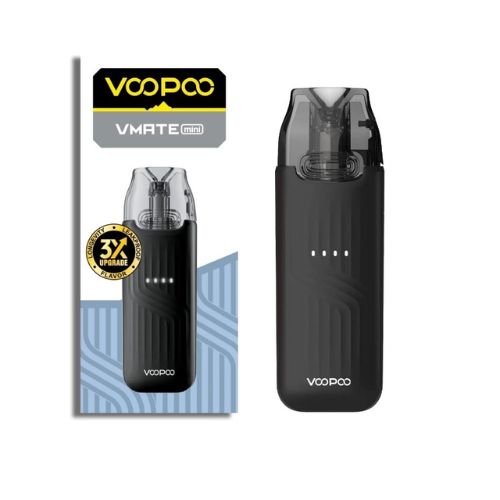 Voopoo VMATE Mini Pod Kit | Compact 30W Vape Device | Classic Black