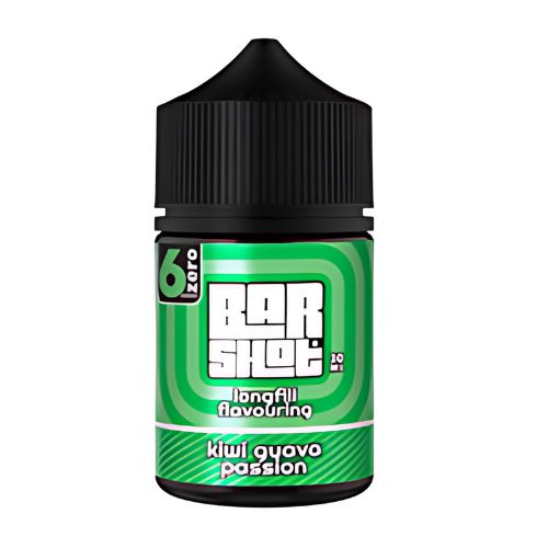 Bar Shots 60ml’s Kiwi Guava Passion Longfill Nic Salt/MTL Combo | Steam Masters | Skyline Smoke Company | South Africa