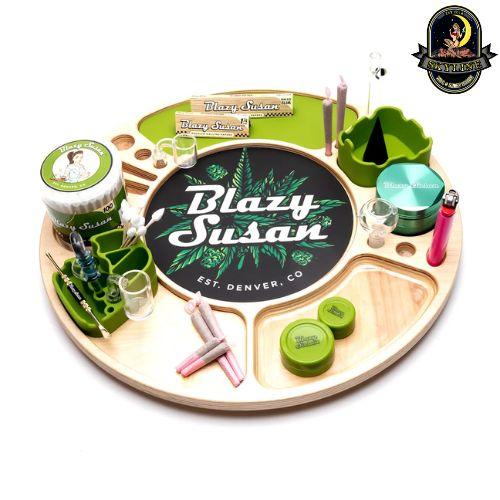 Birch Blazy Susan Spinning Rolling Tray | Blazy Susan | Skyline Vape & Smoke Lounge | South Africa