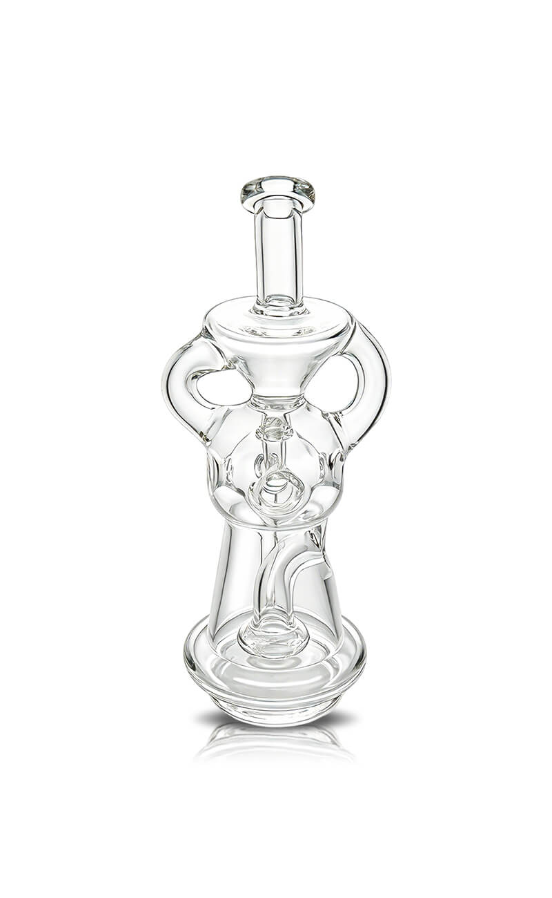 BOMB Aerix Orbit Recycler Glass Top front view