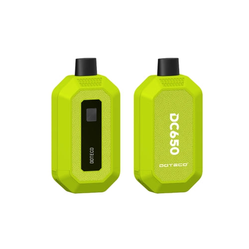 doteco dc650 light green front and back views