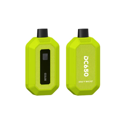 doteco dc650 light green front and back views