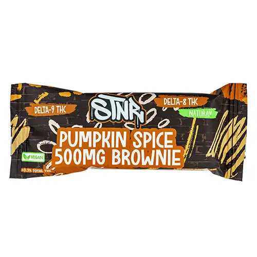 Pumpkin Spice STNR 500mg Delta 8 Brownies | Skyline Smoke Shop