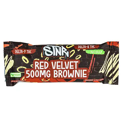 Red Velvet STNR 500mg Delta 8 Brownies | Skyline Smoke Shop