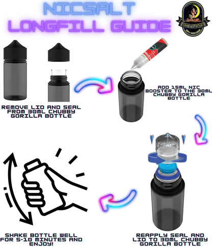 GBOM Shots Fired Peach Apricot Longfill Nic Salt/MTL Combo | GBOM | Skyline Smoke Company | South Africa
