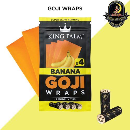 Goji Banana Blunt Wraps | King Palm | Skyline Vape & Smoke Lounge | South Africa