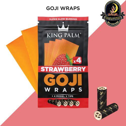 Goji Strawberry Blunt Wraps | King Palm | Skyline Vape & Smoke Lounge | South Africa