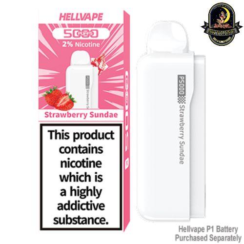 Hellvape Strawberry Sundae 5000 puff Disposable Pod | Hellvape | Skyline Vape & Smoke Lounge | South Africa