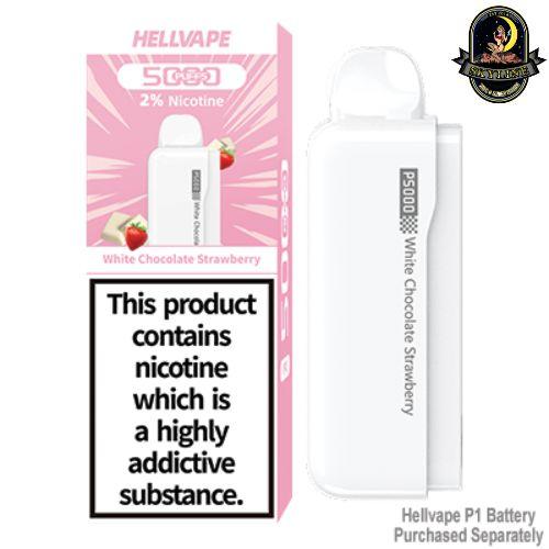 Hellvape White Chocolate Strawberry 5000 puff Disposable Pod | Hellvape | Skyline Vape & Smoke Lounge | South Africa