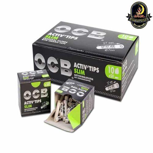OCB Activ Slim Activated Charcoal Filter Tips | OCB | Skyline Vape & Smoke Lounge | South Africa