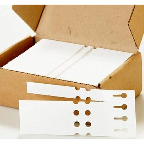 PVC self-tie plant labels shown with supplier packaging; sold individually at Skyline