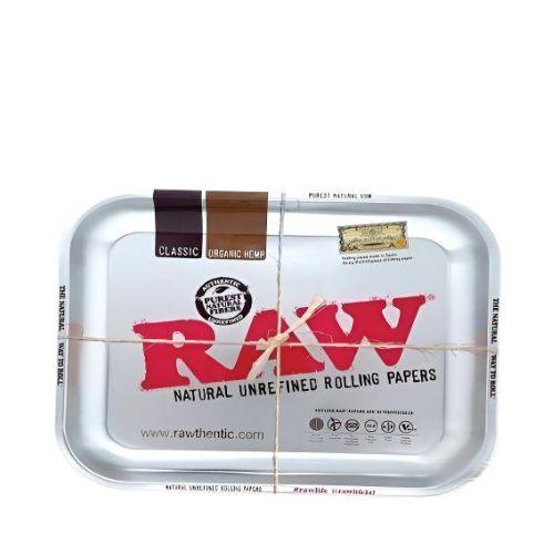 RAW Silver Rolling Tray (Limited Edition) | RAW | Skyline Smoke Company | South Africa