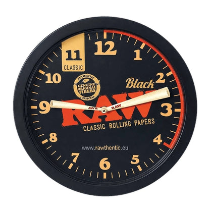 raw stash clock black