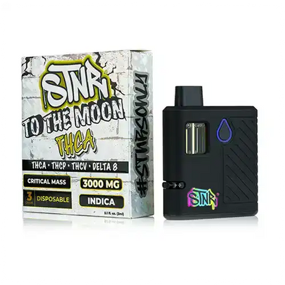 STNR Critical Mass 3g THCa To the Moon Live Resin Disposable Vapes | Skyline Smoke Shop