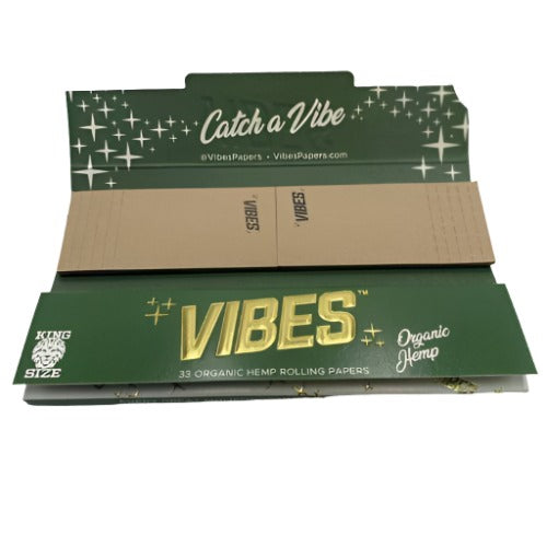 Vibes Organic Hemp King Size With Tips | Skyline Smoke Shop | South Africa