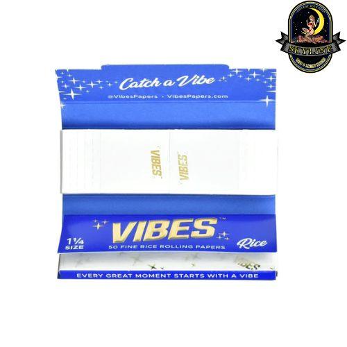 Vibes Rice Papers 1 1/4 Slim With Tips | Vibes Papers | Skyline Vape & Smoke Lounge | South Africa