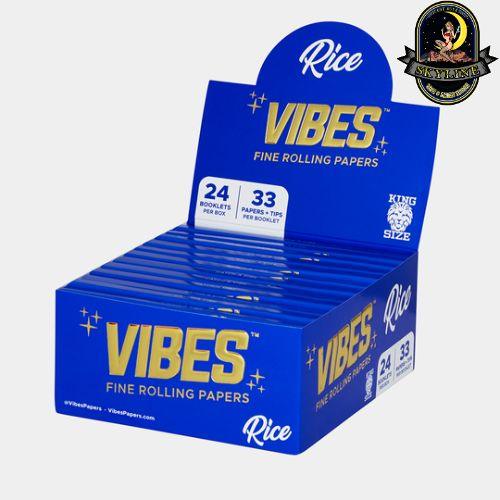 Vibes Rice Papers Kingsize Slim With Tips | Vibes Papers | Skyline Vape & Smoke Lounge | South Africa