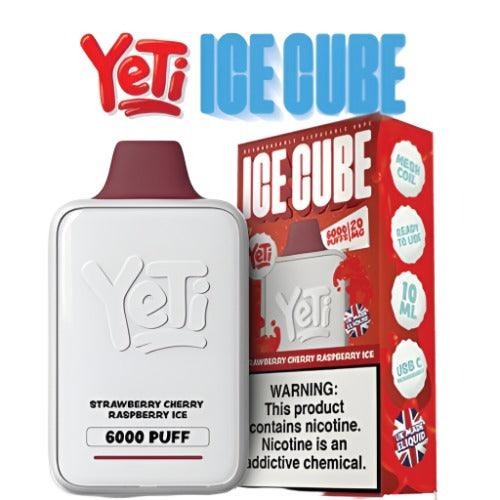 Yeti Ice Cube Strawberry Cherry Raspberry Ice 20mg Disposable Vape | Yeti E-Liquids | Skyline Smoke Company | South Africa