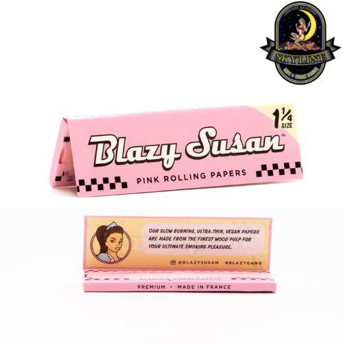 Blazy Susan 1¼ Size Pink Rolling Papers | Blazy Susan | Skyline Vape & Smoke Lounge | South Africa