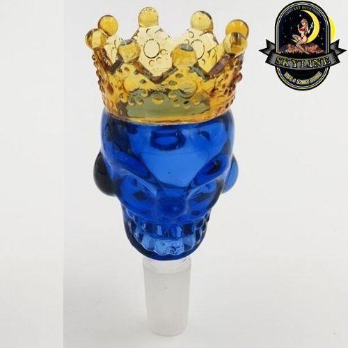 Crowned Skull Glass Herb Bowl | Skyline Smoke Shop | Skyline Smoke Company | South Africa