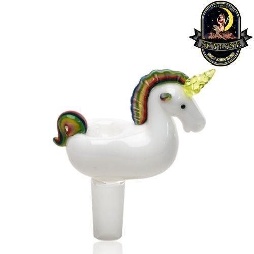 Glass UV Reactive Unicorn Herb Bowl | Empire Glass Works USA | Skyline Smoke Company | South Africa